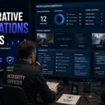 Administrative Investigations in Esports illustrated through professional tournament administrators reviewing evidence, incident reports, and investigation workflows.