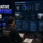 Administrative Investigations in Esports illustrated through professional tournament administrators reviewing evidence, incident reports, and investigation workflows.