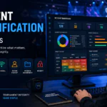 Tournament administrator reviewing an incident classification dashboard for esports tournament governance.