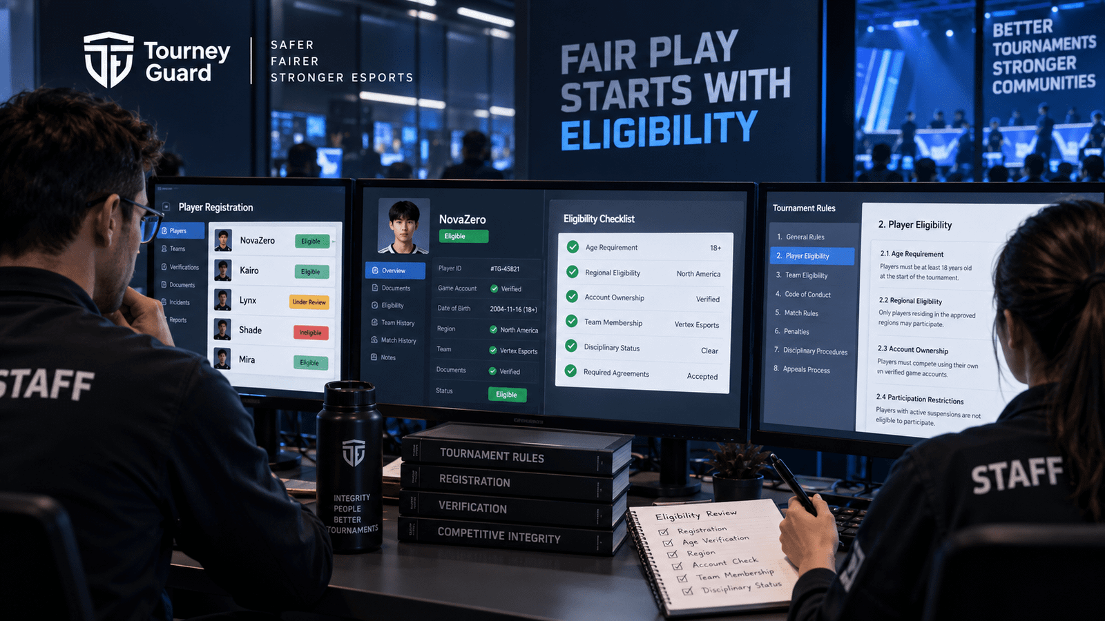 Comparison of player eligibility and team eligibility rules