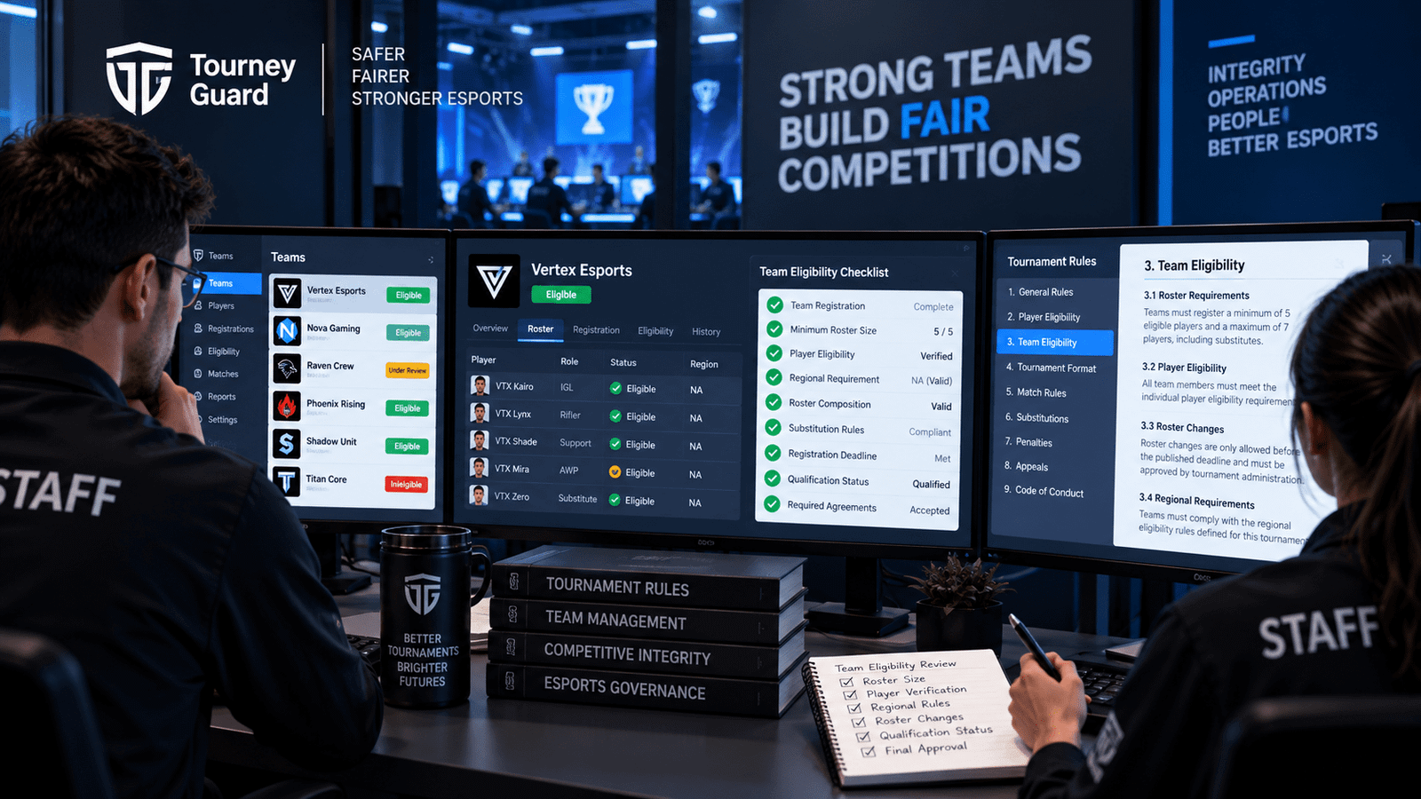 Team Eligibility Requirements being reviewed by esports tournament administrators