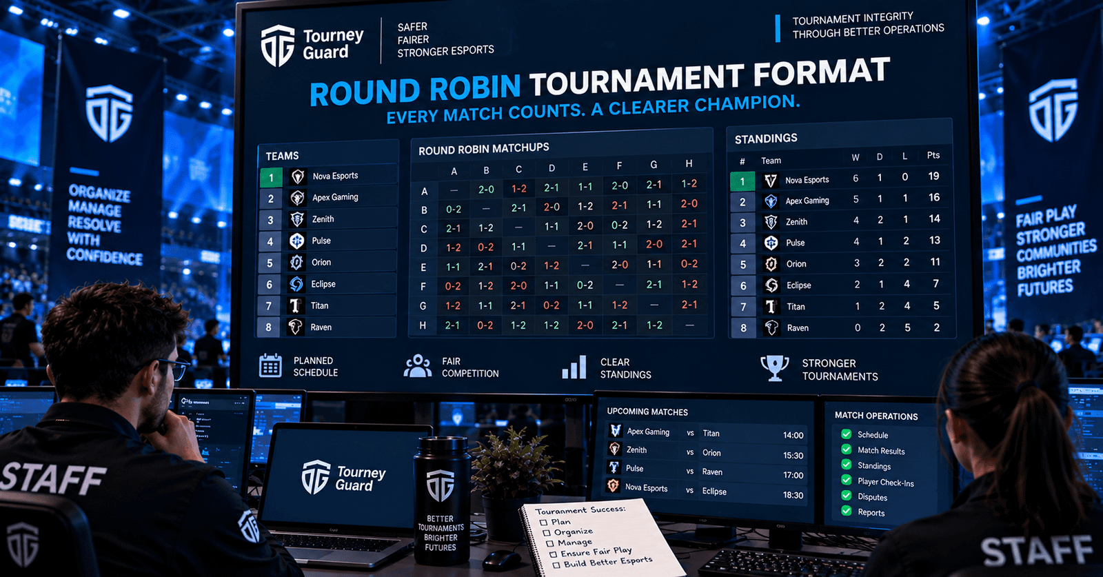 Round Robin Tournament Format for esports tournaments